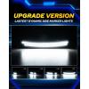 imageAUTOONE Upgraded Dynamic LED Side Marker Lights White Compatible With 20152023 Chrysler 300 White Front ampamp Rear Bumper Marker Lamps Smoked Len 4PCSDynamic White