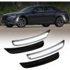 imageAUTOONE Upgraded Dynamic LED Side Marker Lights White Compatible With 20152023 Chrysler 300 White Front ampamp Rear Bumper Marker Lamps Smoked Len 4PCSWhite