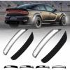 imageAUTOONE Upgraded Dynamic LED Side Marker Lights White Compatible With Dodge Charger 20152023 White Front ampamp Rear Bumper Marker Lamps Smoked Len 4PCSDynamic White