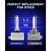imageAUTOONE 2024 Upgraded D3S D3R HID Headlight Bulb 300 Brighter Lightness 6000K White 66340 42403 42302 35W Xenon Headlight Bulbs Super Bright D3S HID Bulbs Original Replacement Easy installationD1S