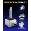 imageAUTOONE 2024 Upgraded D3S D3R HID Headlight Bulb 300 Brighter Lightness 6000K White 66340 42403 42302 35W Xenon Headlight Bulbs Super Bright D3S HID Bulbs Original Replacement Easy installationD3S