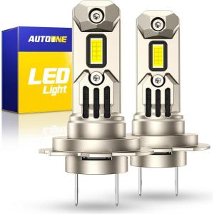 imageAUTOONE 9004 LED Bulb 900 Brighter 40000LM HB1 Bulb 3 Min Quick Install 20 Years Lifespan No Flicker 99 CompatibilityH7