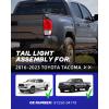 imageAUTOONE For Toyota Tacoma Tail Lights Assembly Tail Lamp Assembly Fit for 20162023 Tacoma Pickup Rear Factory OEM Passenger Side Without BulbsRight Side