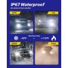 imageAUTOONE H8 H11 H16 LED Fog Light Bulbs or DRL 6000K White Super Bright for Automotive Car Fog Lights Replacement 50000 Hours Lifespan Plug and Play Pack of 2