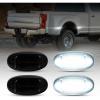 imageAUTOONE LED Side Marker Lights for 20112022 Ford F250 F350 F450 F550 Super Duty Bed Fender White Dual Rear Wheel Marker Lamps Smoked Len 4PCS