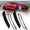 imageAUTOONE Upgraded Dynamic LED Side Marker Lights White Compatible With Chevrolet Camaro 20162023 Front ampamp Rear Fender Side Markers Smoked Lens 4PCSWhite