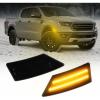imageAUTOONE Upgraded LED Side Marker Lights for 20192022 Ford Ranger LariatXLXLT Front Amber Bumper Signal Lamps Clear Smoked Lens Driver ampamp Passenger Side Bumper Lights 2PCSFord Ranger  Amber