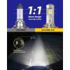 imageAUTOONE 9005 9006 Bulbs Combo 80000LM 6000K White Super Bright 9005HB3 9006HB4 Fanless Halogen Replacement Fog Light Bulbs NonPolarity Anti Flicker Plug and Play Pack of 4H11H8H9