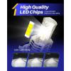 imageAUTOONE 9007HB5 LED Bulb Hi Lo 50000LM for Automotive Halogen 9007 Light 11 Size 99 Compatibility PlugNPlay 70000H Longer Lifespan9003HB2H4