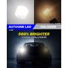 imageAUTOONE Upgraded 1156 LED Bulb White 500 Super Bright 7506 BA15S P21W LED Replacement with Projector for Backup Reverse Tail Brake DRL Signal Parking Lights Pack of 2White