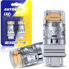imageAUTOONE Upgraded 1156 LED Bulb White 500 Super Bright 7506 BA15S P21W LED Replacement with Projector for Backup Reverse Tail Brake DRL Signal Parking Lights Pack of 2Amber Yellow