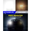 imageAUTOONE Upgraded 1156 LED Bulb White 500 Super Bright 7506 BA15S P21W LED Replacement with Projector for Backup Reverse Tail Brake DRL Signal Parking Lights Pack of 2White