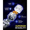 imageAUTOONE Upgraded 1156 LED Bulb White 500 Super Bright 7506 BA15S P21W LED Replacement with Projector for Backup Reverse Tail Brake DRL Signal Parking Lights Pack of 2Amber Yellow