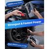 imageAUTOONE 10000A Jump Starter with Air Compressor 24000mAh Jump Box with Tire Inflator All Gas amp Diesel Portable Car Battery Booster Jumper Starter Pack Jumper Cables Type C 60W Charging Light10000A with Inflator