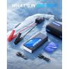 imageAUTOONE 10000A Jump Starter with Air Compressor 24000mAh Jump Box with Tire Inflator All Gas amp Diesel Portable Car Battery Booster Jumper Starter Pack Jumper Cables Type C 60W Charging Light10000A