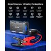 imageAUTOONE 10000A Jump Starter with Air Compressor 24000mAh Jump Box with Tire Inflator All Gas amp Diesel Portable Car Battery Booster Jumper Starter Pack Jumper Cables Type C 60W Charging Light4000A