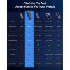 imageAUTOONE 10000A Jump Starter with Air Compressor 24000mAh Jump Box with Tire Inflator All Gas amp Diesel Portable Car Battery Booster Jumper Starter Pack Jumper Cables Type C 60W Charging Light6000A