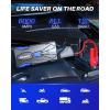 imageAUTOONE 10000A Jump Starter with Air Compressor 24000mAh Jump Box with Tire Inflator All Gas amp Diesel Portable Car Battery Booster Jumper Starter Pack Jumper Cables Type C 60W Charging Light6000A