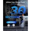imageAUTOONE 10000A Jump Starter with Air Compressor 24000mAh Jump Box with Tire Inflator All Gas amp Diesel Portable Car Battery Booster Jumper Starter Pack Jumper Cables Type C 60W Charging Light10000A with Inflator