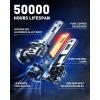 imageAUTOONE H7 LED Light Bulbs 11 Mini Size 50000LM Brightness No Flicker 6500K Cool White Easy 3 Min Plug and Play IP68 Rated Long Lifespan 2 PCS9005H11