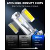 imageAUTOONE H7 LED Light Bulbs 11 Mini Size 50000LM Brightness No Flicker 6500K Cool White Easy 3 Min Plug and Play IP68 Rated Long Lifespan 2 PCSHB3 9005