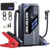 imageAUTOONE 10000A Jump Starter with Air Compressor 24000mAh Jump Box with Tire Inflator All Gas amp Diesel Portable Car Battery Booster Jumper Starter Pack Jumper Cables Type C 60W Charging Light10000A with Inflator