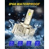 image:imageAUTOONE H13 9008 LED Bulbs 60000LM 1200 Ultra Bright Real 11 Halogen Size 6500K Cool White Plug and Play Easy Installation with Silent Cooling Fan CANBUS Ready Pack of 2D1SD1R