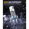 image:imageAUTOONE H13 9008 LED Bulbs 60000LM 1200 Ultra Bright Real 11 Halogen Size 6500K Cool White Plug and Play Easy Installation with Silent Cooling Fan CANBUS Ready Pack of 29004HB1