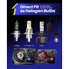 image:imageAUTOONE H7 Light Bulbs 11 Mini Size 60000LM Brightness 6500K Cool White Easy 3 Min Plug and Play IP68 Rated Long Lifespan Pack of 29003HB2H4