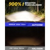 image:imageAUTOONE H7 Light Bulbs 11 Mini Size 60000LM Brightness 6500K Cool White Easy 3 Min Plug and Play IP68 Rated Long Lifespan Pack of 29005HB3