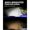 image:imageAUTOONE HIR2 9012 LED Bulbs 6500K White 90000LM Plug and Play IP68 Automotive Replacement HIR2 Lights 2 PCSH9H8H11