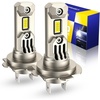 image:imageAUTOONE HIR2 9012 LED Bulbs 6500K White 90000LM Plug and Play IP68 Automotive Replacement HIR2 Lights 2 PCSH7