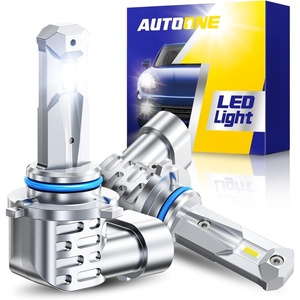 image:imageAUTOONE H7 Light Bulbs 11 Mini Size 60000LM Brightness 6500K Cool White Easy 3 Min Plug and Play IP68 Rated Long Lifespan Pack of 29005HB3