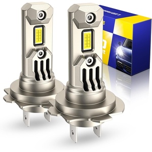 image:imageAUTOONE HIR2 9012 LED Bulbs 6500K White 90000LM Plug and Play IP68 Automotive Replacement HIR2 Lights 2 PCSH7