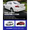 image:imageAUTOONE 2026 Upgraded For Toyota Corolla Tail Lights Assembly Tail Lamp Assembly Fit for 20112013 Corolla Rear Factory OEM Driver Side amp Passenger Side Without Bulbs