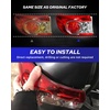 image:imageAUTOONE 2026 Upgraded For Toyota Corolla Tail Lights Assembly Tail Lamp Assembly Fit for 20112013 Corolla Rear Factory OEM Driver Side amp Passenger Side Without Bulbs