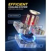 image:imageAUTOONE 9012 HIR2 Fog Bulb 1200 Brighter 9012 Bulb 3 Min Quick Install No Flicker 20 Years LifespanD5SD5R