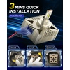 image:imageAUTOONE 9012 HIR2 Fog Bulb 1200 Brighter 9012 Bulb 3 Min Quick Install No Flicker 20 Years LifespanD5SD5R