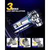image:imageAUTOONE 9006 Led Bulbs 60000LM 6000K Cool White 1200 Brightness HB4 Upgraded Replacement for Cars Plug and Play Pack of 29005HB3