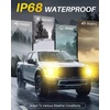 image:imageAUTOONE H10 Fog Bulb Amber 7 Times Brighter H10 Bulb 3 Min Quick Install 20 Years Lifespan No FlickerH10 Amber