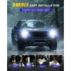 image:imageAUTOONE H10 Fog Bulb Amber 7 Times Brighter H10 Bulb 3 Min Quick Install 20 Years Lifespan No FlickerH10 White