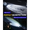 image:imageAUTOONE H10 Fog Bulb Amber 7 Times Brighter H10 Bulb 3 Min Quick Install 20 Years Lifespan No FlickerH10 White