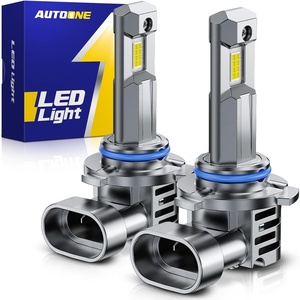 image:imageAUTOONE 9006 Led Bulbs 60000LM 6000K Cool White 1200 Brightness HB4 Upgraded Replacement for Cars Plug and Play Pack of 29006