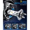 image:imageAUTOONE 2026 Upgraded H7 Headlight Bulbs 1400 Bright 70000 Lumens LED BulbsH7LL