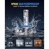 image:imageAUTOONE 2026 Upgraded H7 Headlight Bulbs 1400 Bright 70000 Lumens LED BulbsH9H8H11