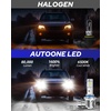 image:imageAUTOONE 2026 Upgraded H7 Headlight Bulbs 1400 Bright 70000 Lumens LED BulbsH9H8H11