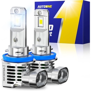 image:imageAUTOONE 2026 Upgraded H7 Headlight Bulbs 1400 Bright 70000 Lumens LED BulbsH9H8H11