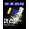 image:imageAUTOONE H11H9H8 LED Bulb 70000LM 11 Size No Flickering Quick Install Longer Lifespan 2PCSH49003