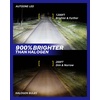 image:imageAUTOONE H11H9H8 LED Bulb 70000LM 11 Size No Flickering Quick Install Longer Lifespan 2PCSH49003