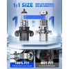 image:imageAUTOONE Latest H11B LED Bulb Plug and Play No Flickering 70000LM 6500K Easy 3 Min Install IP68 Rated Long Lifespan Pack of 29008 H13